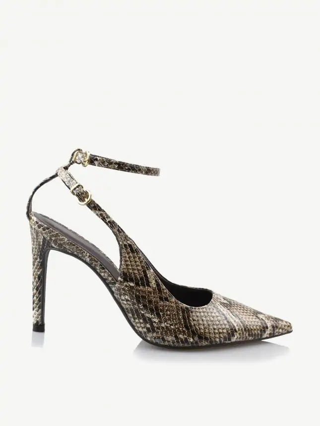 SLINGBACK FIORELLA COBRA OLIMPIA LIGHT TAN - Código 420