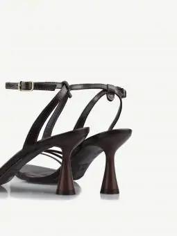 SANDALIA BRIGITTE INTENSE MARROM