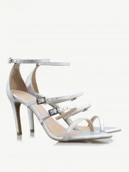 SANDALIA LINCON PRATA HOLOGRAFICO