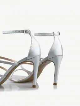 SANDALIA LINCON PRATA HOLOGRAFICO