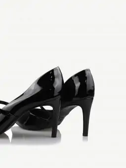 SCARPIN BLOSSOM VERNIZ PRETO