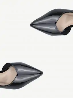 SCARPIN BLOSSOM VERNIZ PRETO