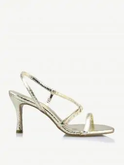 SANDALIA BETHANY COBRA CRISTAL OURO LIGHT - Código 255
