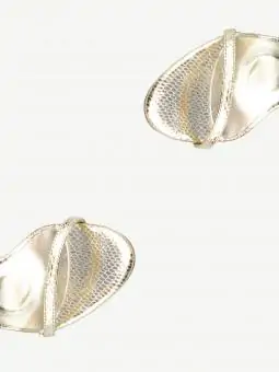 SANDALIA BETHANY COBRA CRISTAL OURO LIGHT