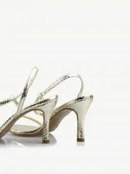 SANDALIA BETHANY COBRA CRISTAL OURO LIGHT