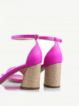 SANDÁLIA NICOLLE NEON PINK