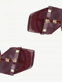 SANDÁLIA MIRANDA VERNIZ MARSALA - SPIKE