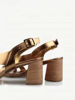 SANDÁLIA MIRANDA CHROMA  BRONZE
