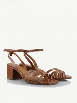 SANDALIA JUICY PAMPA CARAMELO