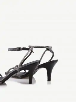 SANDALIA HERA  STRASS PRETO