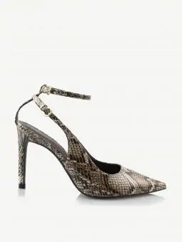 SLINGBACK FIORELLA COBRA OLIMPIA LIGHT TAN - Código 420