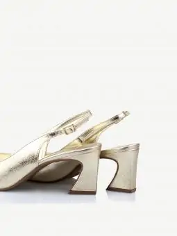 SLINGBACK DRIELLE NEW  METALIC OURO LIGHT